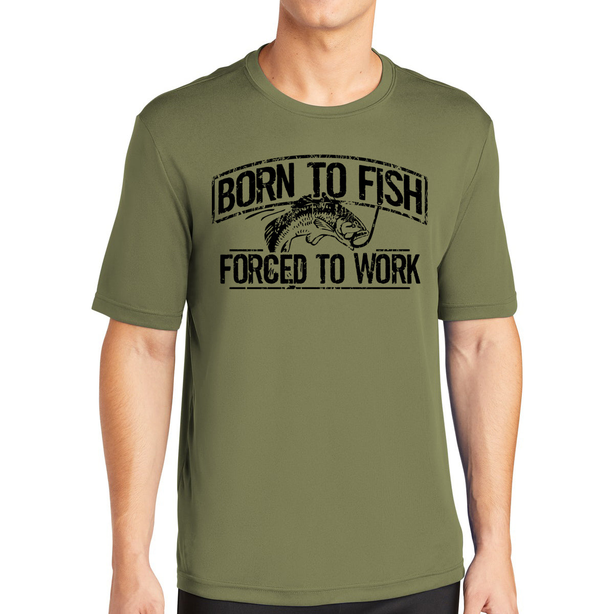 Born To Fish 350B Competitor Microfiber Performance Short Sleeve T-Shirt