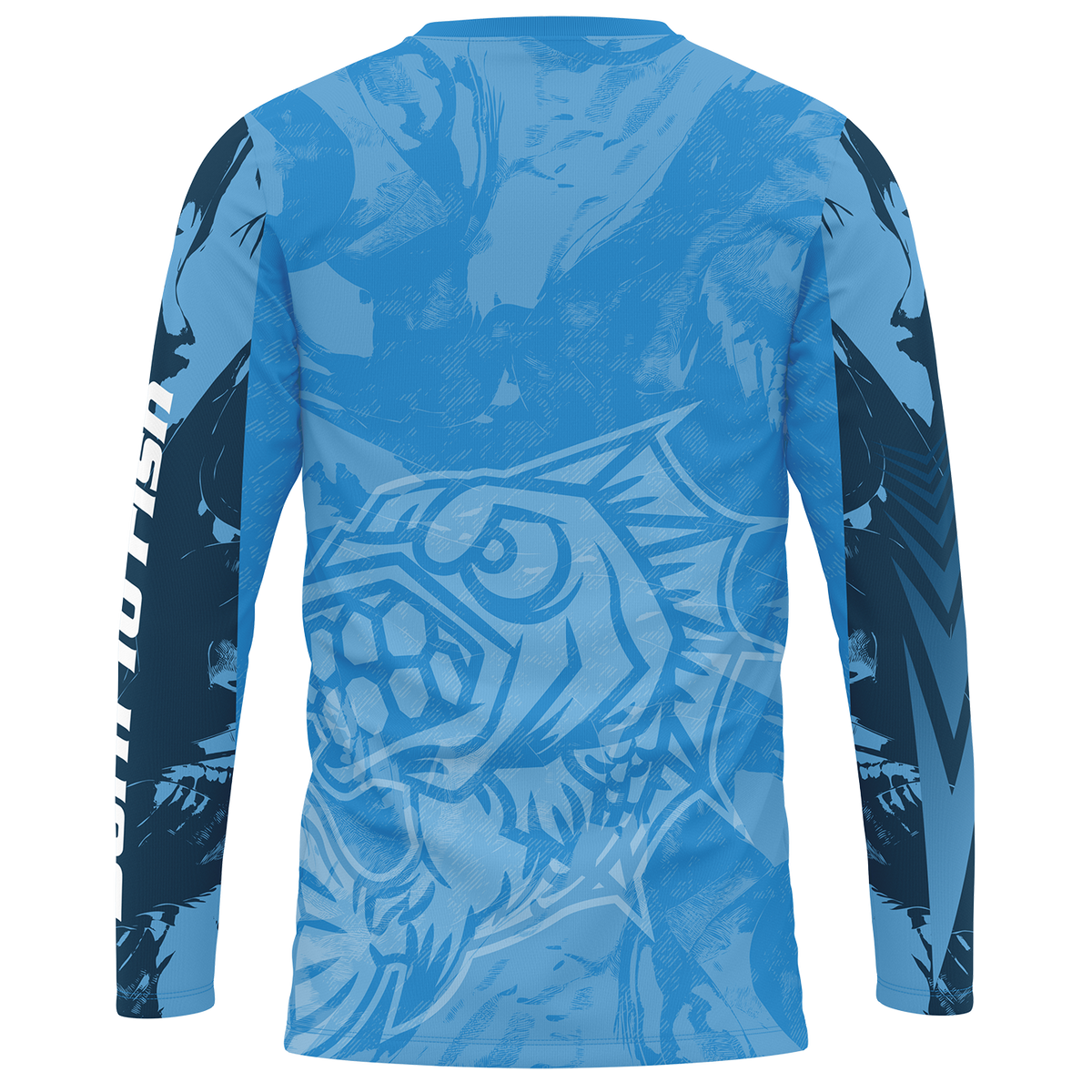 Born To Fish Angy Baas Brushed Microfiber Performance Long Sleeve T-Shirt