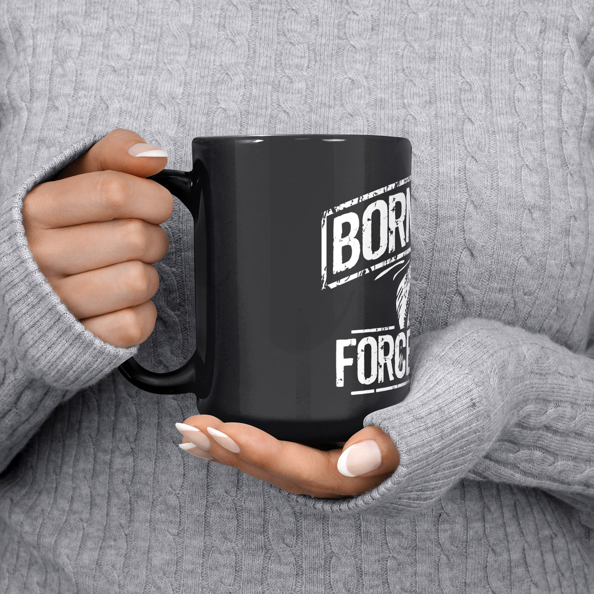 Born To Fish Premium 15 Oz Coffe Mug