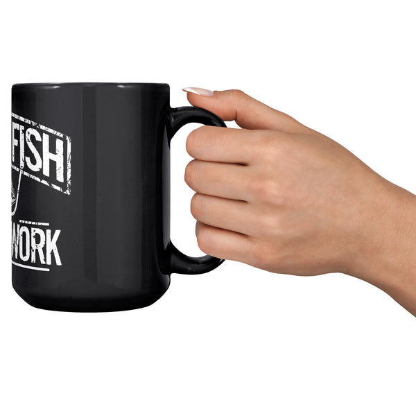 Born To Fish Premium 15 Oz Coffe Mug