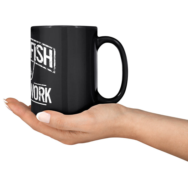 Born To Fish Premium 15 Oz Coffe Mug