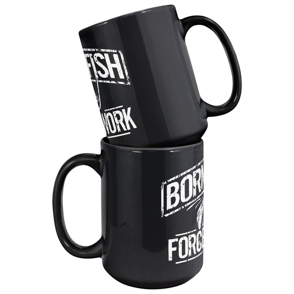Born To Fish Premium 15 Oz Coffe Mug