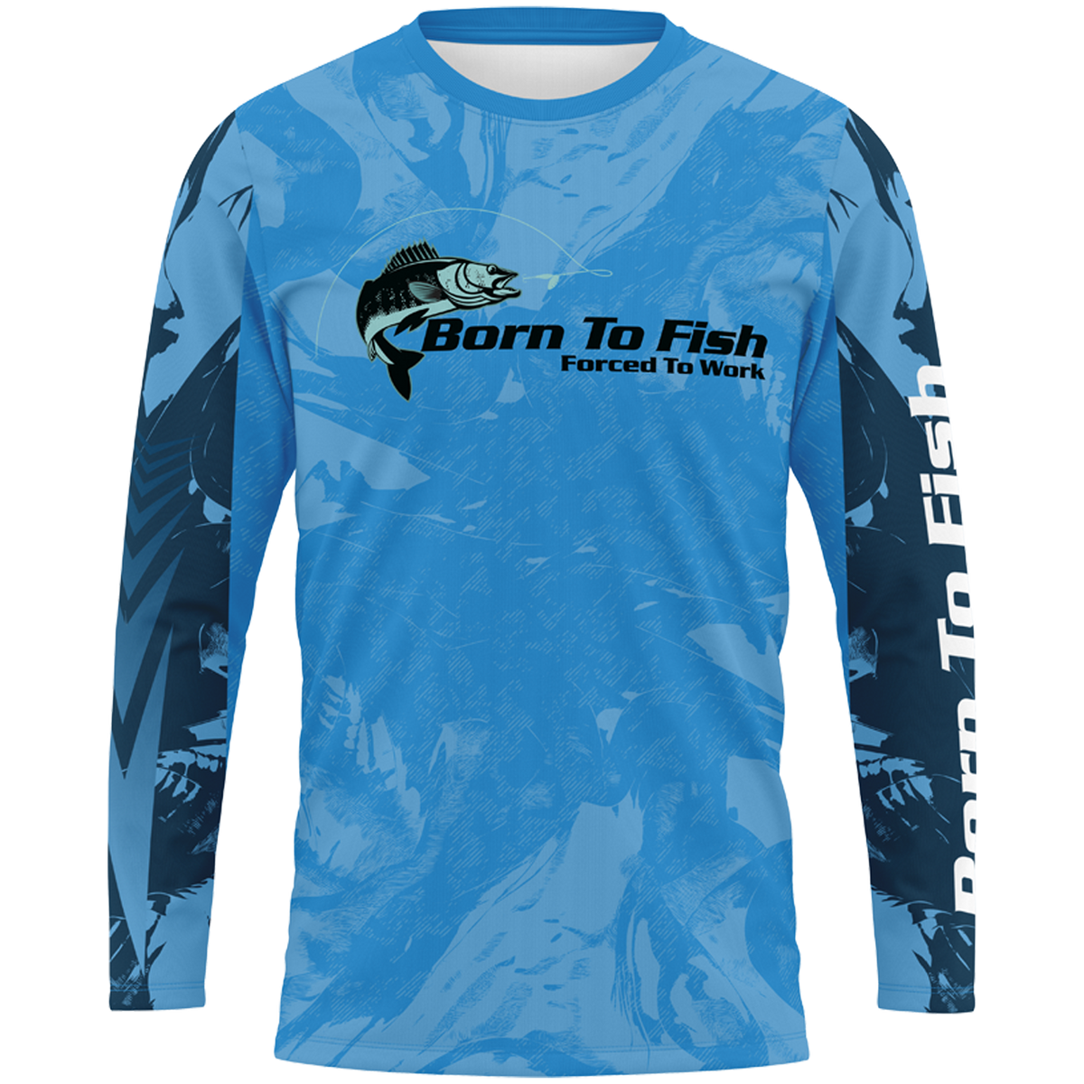 Born To Fish Angy Baas Brushed Microfiber Performance Long Sleeve T-Shirt