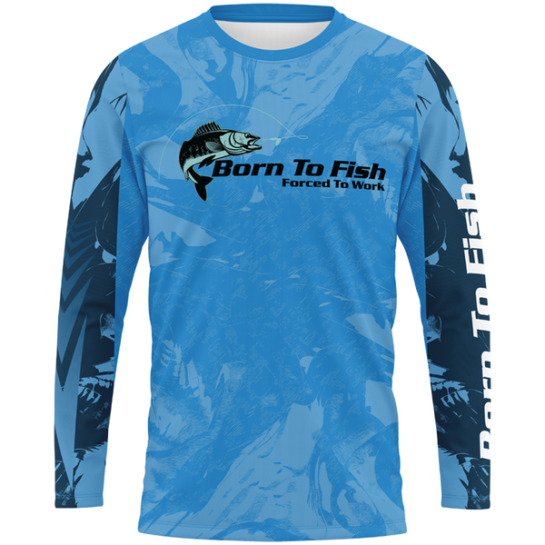 Born To Fish Angy Baas Brushed Microfiber Performance Long Sleeve T-Shirt