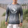 Born To Fish Mirage 234 Ombre Color Microfiber Performance Long Sleeve T-Shirt